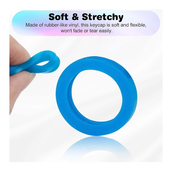 NWOT-84-Pack 1” Flexible Color Key Caps, Bendable, Durable, Various Colors - Picture 2 of 10